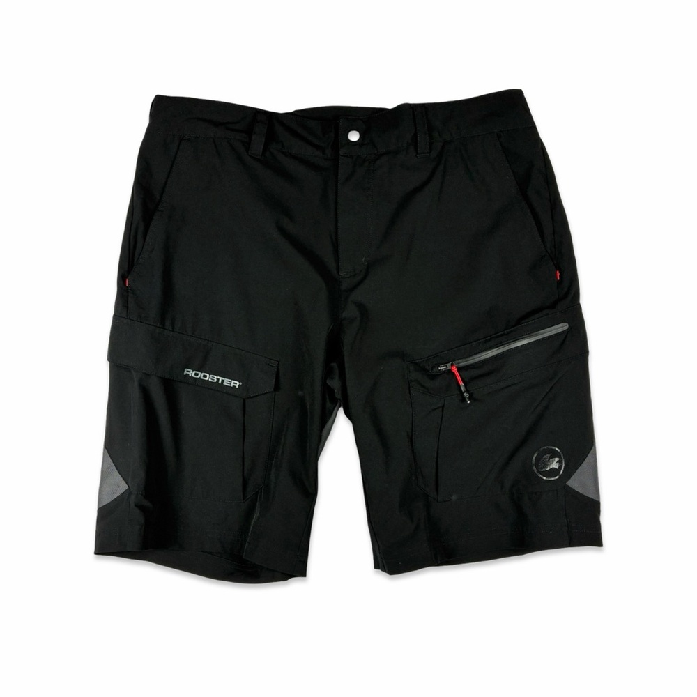 Rooster Black Technical Sailor Shorts